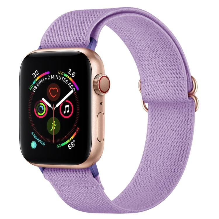 Polyester Nylon Watchband For Apple Watch Series, 7 45mm / 6&SE&5&4 44mm / 3&2&1 42mm