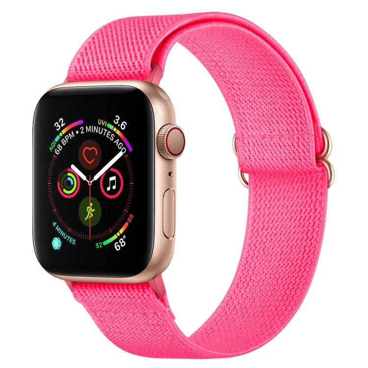 Polyester Nylon Watchband For Apple Watch Series, 7 45mm / 6&SE&5&4 44mm / 3&2&1 42mm