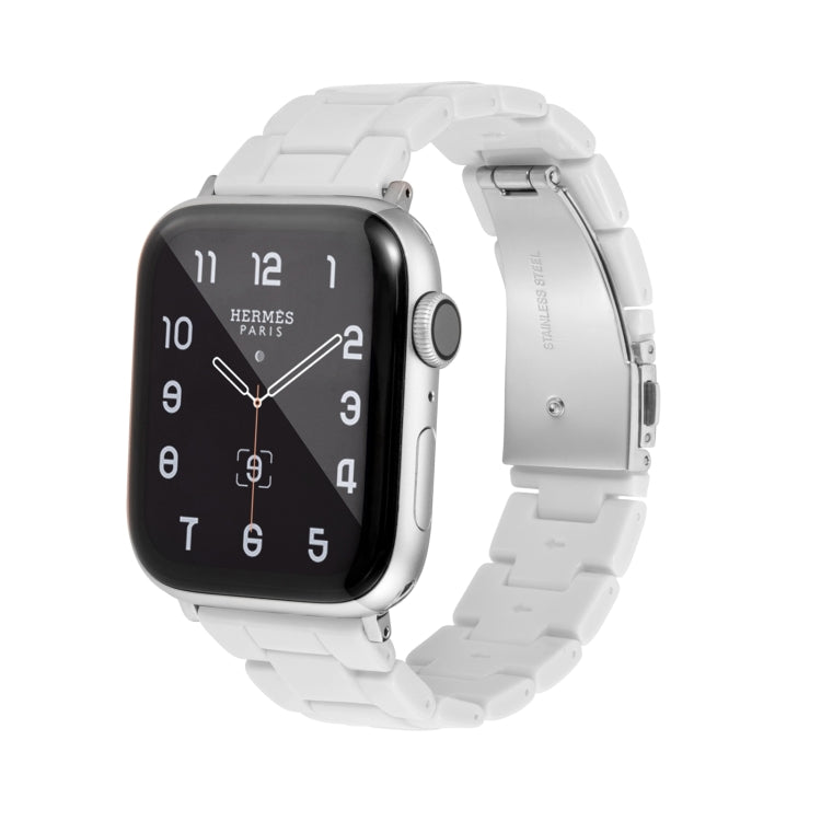 Candy Color Three-Bead Watchband For Apple Watch Series, 7 41mm / 6&SE&5&4 40mm / 3&2&1 38mm, 7 45mm / 6&SE&5&4 44mm / 3&2&1 42mm