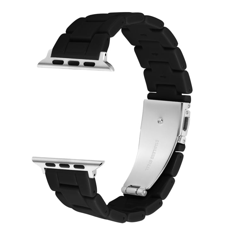 Candy Color Three-Bead Watchband For Apple Watch Series, 7 41mm / 6&SE&5&4 40mm / 3&2&1 38mm, 7 45mm / 6&SE&5&4 44mm / 3&2&1 42mm