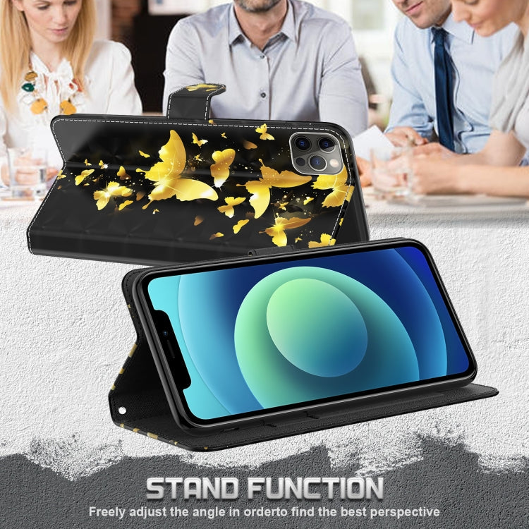 3D Painting Pattern TPU + PU Leather Phone Case, For Sony Xperia 5 II, For Sony Xperia 10 II