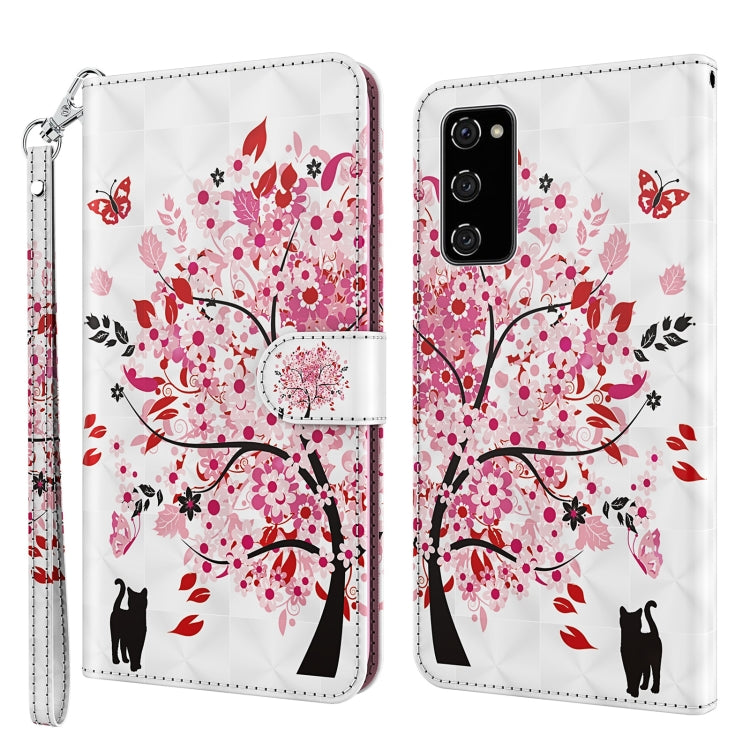 3D Painting Pattern TPU + PU Leather Phone Case, For Samsung Galaxy A03s 166mm, For Samsung Galaxy A13 5G