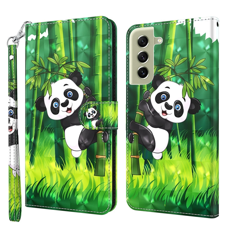 3D Painting Pattern TPU + PU Leather Phone Case, For Samsung Galaxy S22 5G, For Samsung Galaxy S22+ 5G