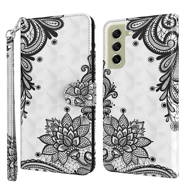 3D Painting Pattern TPU + PU Leather Phone Case, For Samsung Galaxy S22 5G, For Samsung Galaxy S22+ 5G
