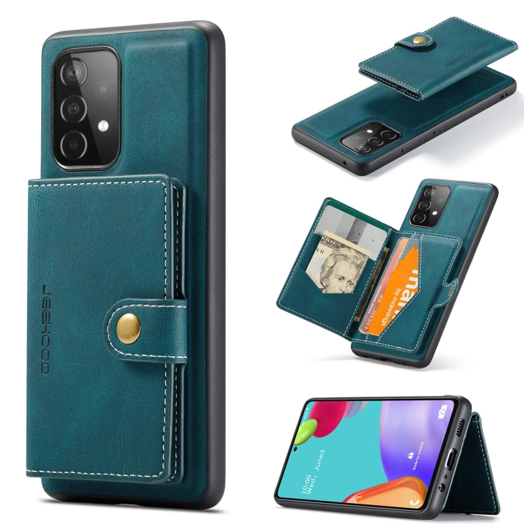 JEEHOOD Retro Magnetic Detachable Phone Case with Wallet & Card Slot & Holder, For Samsung Galaxy S22 5G, For Samsung Galaxy S22+ 5G, For Samsung Galaxy A33 5G, For Samsung Galaxy A53 5G