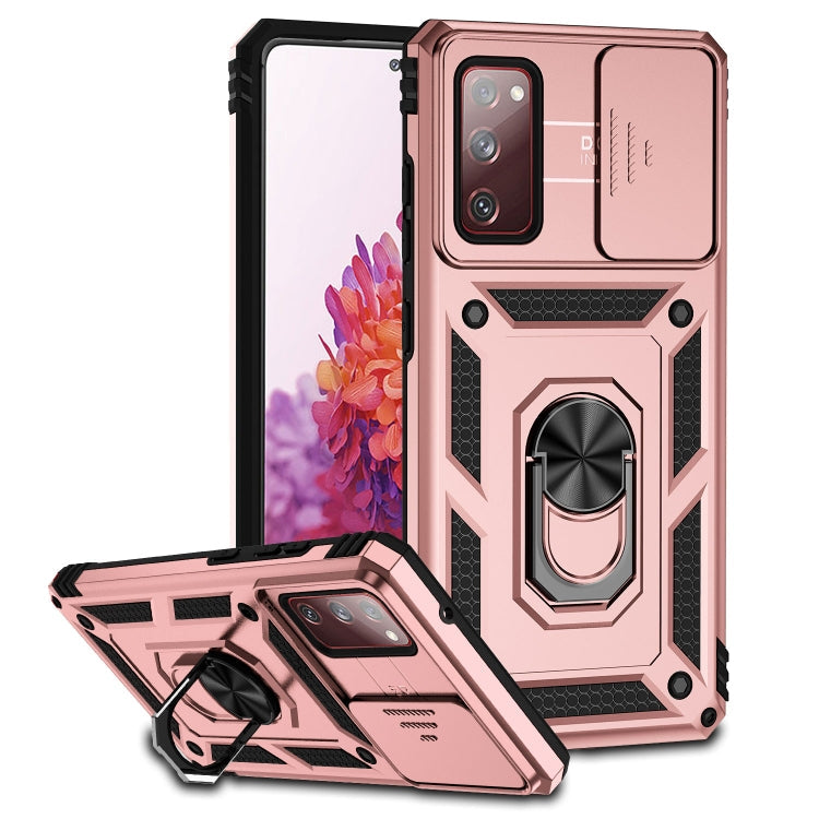 Sliding Camshield Holder Phone Case, For Samsung Galaxy S20 FE, For Samsung Galaxy S21 5G, For Samsung Galaxy S21 FE 5G