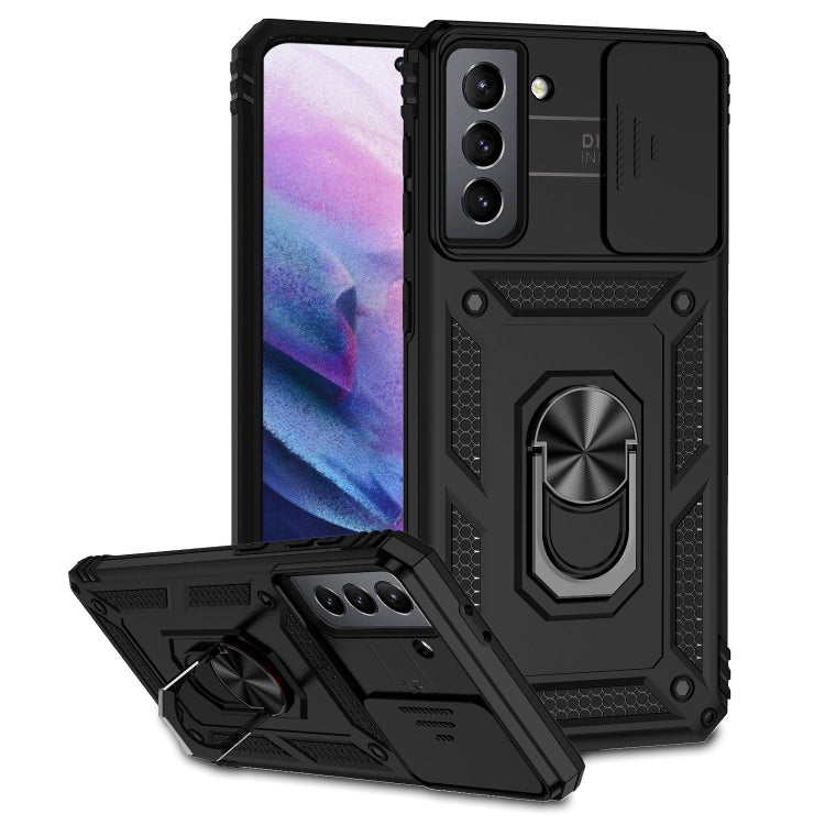 Sliding Camshield Holder Phone Case, For Samsung Galaxy S20 FE, For Samsung Galaxy S21 5G, For Samsung Galaxy S21 FE 5G