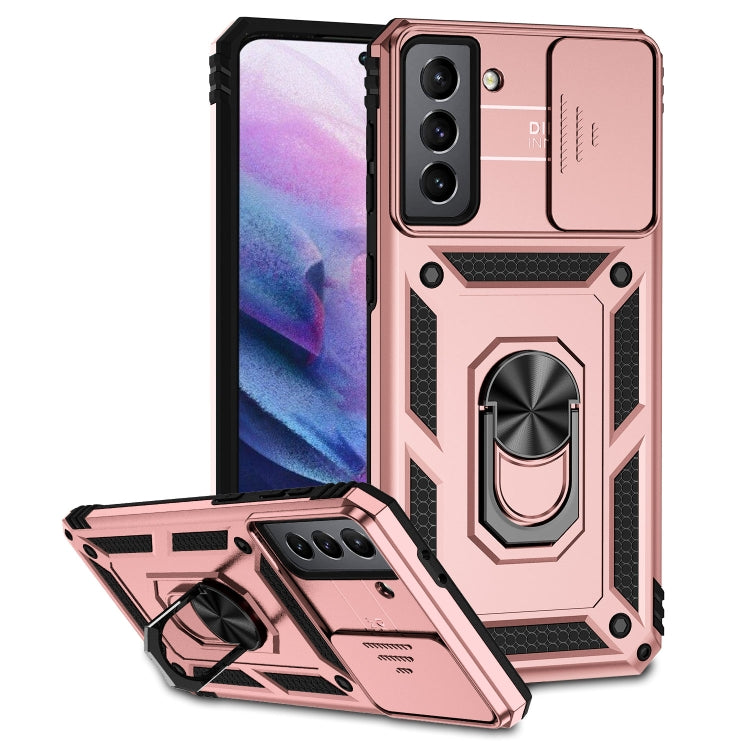 Sliding Camshield Holder Phone Case, For Samsung Galaxy S20 FE, For Samsung Galaxy S21 5G, For Samsung Galaxy S21 FE 5G
