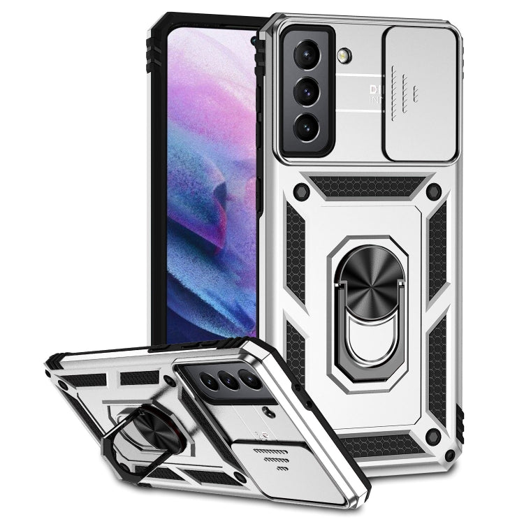 Sliding Camshield Holder Phone Case, For Samsung Galaxy S20 FE, For Samsung Galaxy S21 5G, For Samsung Galaxy S21 FE 5G