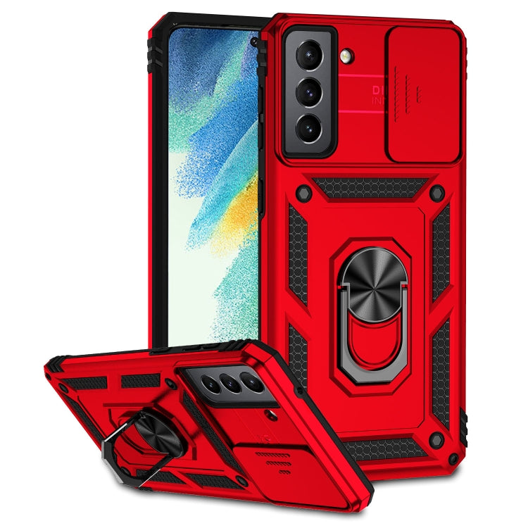 Sliding Camshield Holder Phone Case, For Samsung Galaxy S20 FE, For Samsung Galaxy S21 5G, For Samsung Galaxy S21 FE 5G