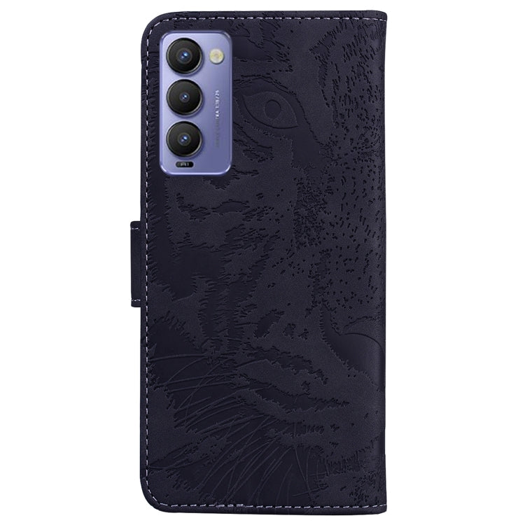 Tiger Embossing Pattern Horizontal Flip Leather Phone Case, For Tecno Camon 18 / 18P, For Tecno Camon 18 Premier, For Tecno Camon 18i, For Tecno Phantom X