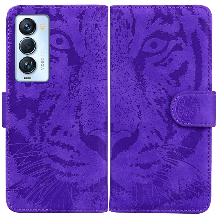 Tiger Embossing Pattern Horizontal Flip Leather Phone Case, For Tecno Camon 18 / 18P, For Tecno Camon 18 Premier, For Tecno Camon 18i, For Tecno Phantom X