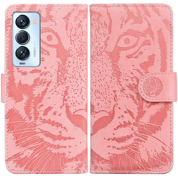 Tiger Embossing Pattern Horizontal Flip Leather Phone Case, For Tecno Camon 18 / 18P, For Tecno Camon 18 Premier, For Tecno Camon 18i, For Tecno Phantom X