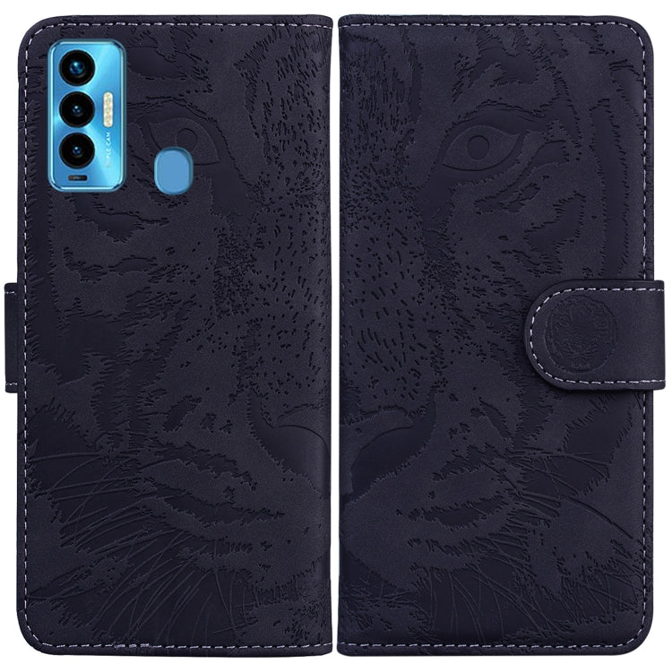 Tiger Embossing Pattern Horizontal Flip Leather Phone Case, For Tecno Camon 18 / 18P, For Tecno Camon 18 Premier, For Tecno Camon 18i, For Tecno Phantom X