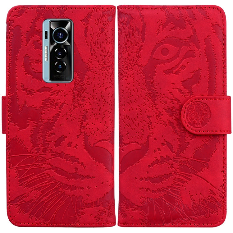 Tiger Embossing Pattern Horizontal Flip Leather Phone Case, For Tecno Camon 18 / 18P, For Tecno Camon 18 Premier, For Tecno Camon 18i, For Tecno Phantom X
