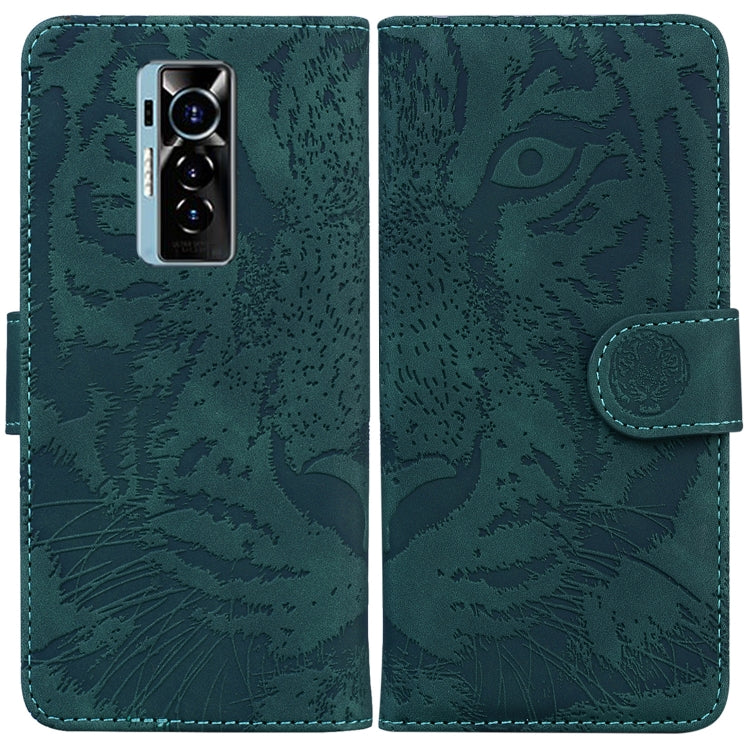 Tiger Embossing Pattern Horizontal Flip Leather Phone Case, For Tecno Camon 18 / 18P, For Tecno Camon 18 Premier, For Tecno Camon 18i, For Tecno Phantom X