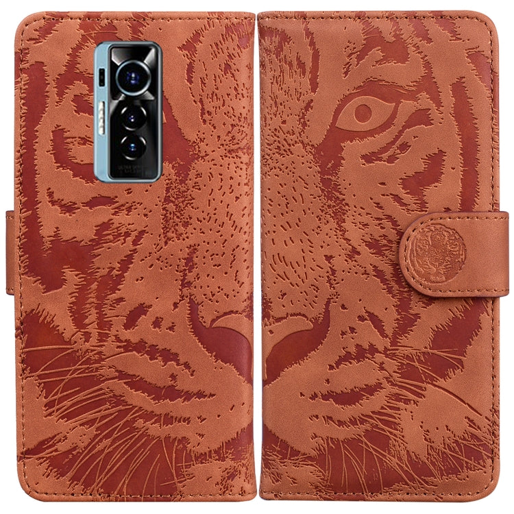 Tiger Embossing Pattern Horizontal Flip Leather Phone Case, For Tecno Camon 18 / 18P, For Tecno Camon 18 Premier, For Tecno Camon 18i, For Tecno Phantom X