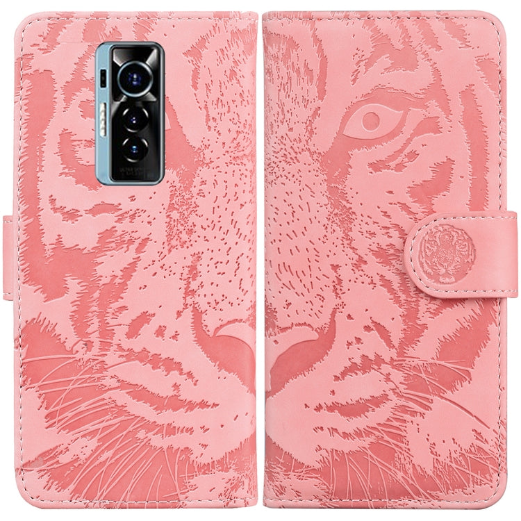 Tiger Embossing Pattern Horizontal Flip Leather Phone Case, For Tecno Camon 18 / 18P, For Tecno Camon 18 Premier, For Tecno Camon 18i, For Tecno Phantom X