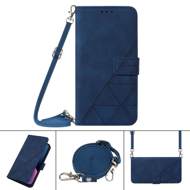 Crossbody 3D Embossed Flip Leather Phone Case, For OPPO A55s 5G Foreign Version, For OPPO Find X5, For OPPO Find X5 Pro, For OPPO K9X 5G