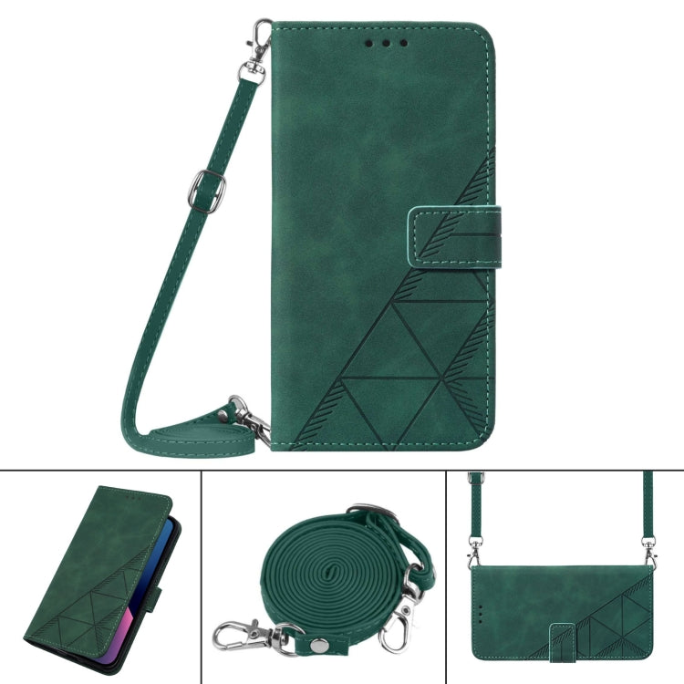 Crossbody 3D Embossed Flip Leather Phone Case, For OPPO Realme 7 4G / Narzo 20 Pro, For OPPO Realme 7 5G / V5 5G, For OPPO Realme 7 Pro, For OPPO Realme 7i / C17
