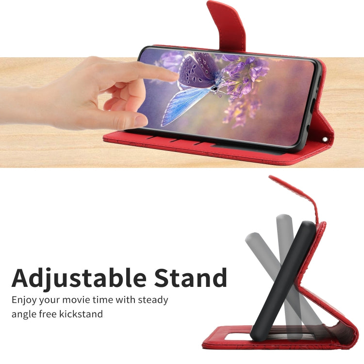 Skin Feel Butterfly Peony Embossed Leather Phone Case, For OPPO A52 / A72 / A92, For OPPO A53 4G, For OPPO A54 4G / A16, For OPPO A54 5G