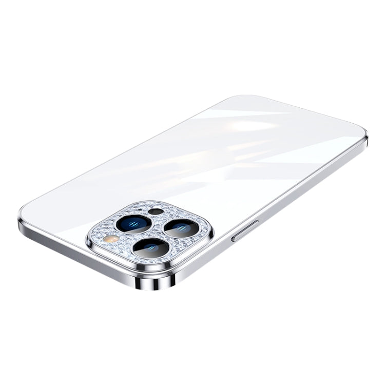 SULADA Diamond Lens Protector Plated Frosted Case, For iPhone 13, For iPhone 13 Pro, For iPhone 13 Pro Max, For iPhone 12, For iPhone 12 Pro