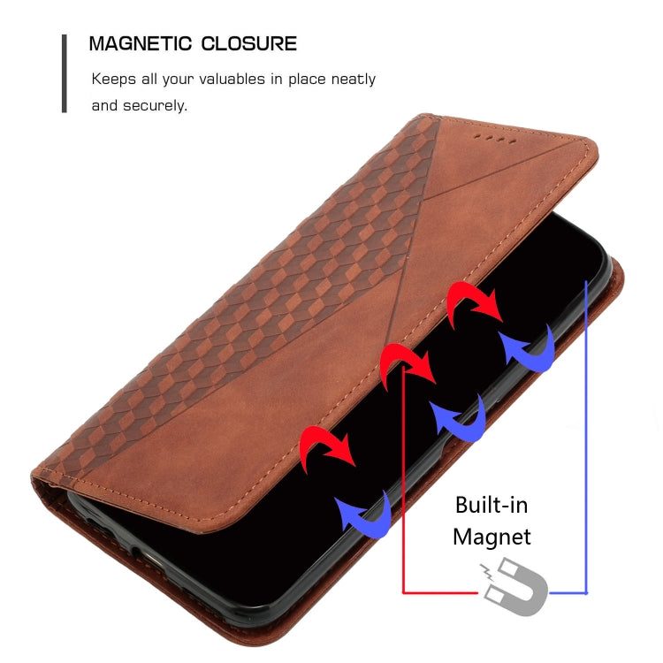 Diamond Splicing Skin Feel Magnetic Leather Phone Case, For Infinix Hot 11S, For Infinix Hot 11S NFC, For Infinix Hot 10S / 10T / 10S NFC, For Infinix Note 11