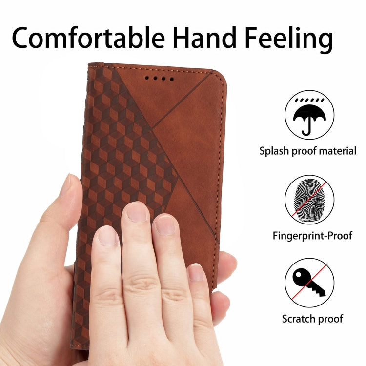 Diamond Splicing Skin Feel Magnetic Leather Phone Case, For Infinix Hot 11S, For Infinix Hot 11S NFC, For Infinix Hot 10S / 10T / 10S NFC, For Infinix Note 11