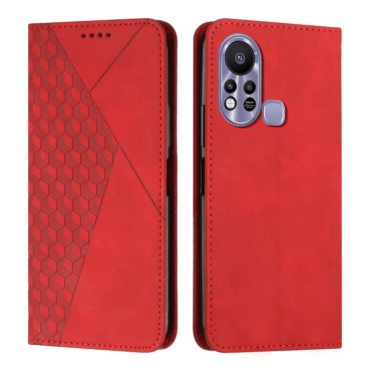 Diamond Splicing Skin Feel Magnetic Leather Phone Case, For Infinix Hot 11S, For Infinix Hot 11S NFC, For Infinix Hot 10S / 10T / 10S NFC, For Infinix Note 11