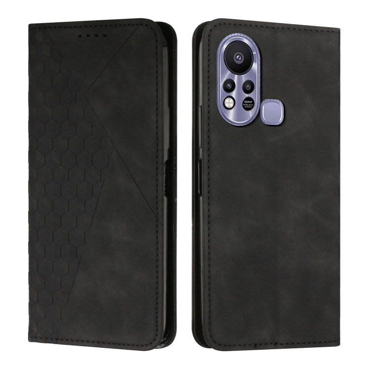 Diamond Splicing Skin Feel Magnetic Leather Phone Case, For Infinix Hot 11S, For Infinix Hot 11S NFC, For Infinix Hot 10S / 10T / 10S NFC, For Infinix Note 11