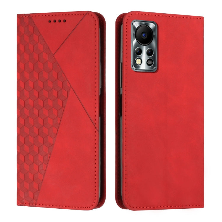 Diamond Splicing Skin Feel Magnetic Leather Phone Case, For Infinix Hot 11S, For Infinix Hot 11S NFC, For Infinix Hot 10S / 10T / 10S NFC, For Infinix Note 11