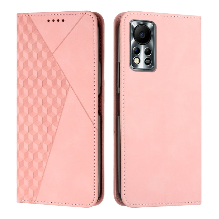 Diamond Splicing Skin Feel Magnetic Leather Phone Case, For Infinix Hot 11S, For Infinix Hot 11S NFC, For Infinix Hot 10S / 10T / 10S NFC, For Infinix Note 11