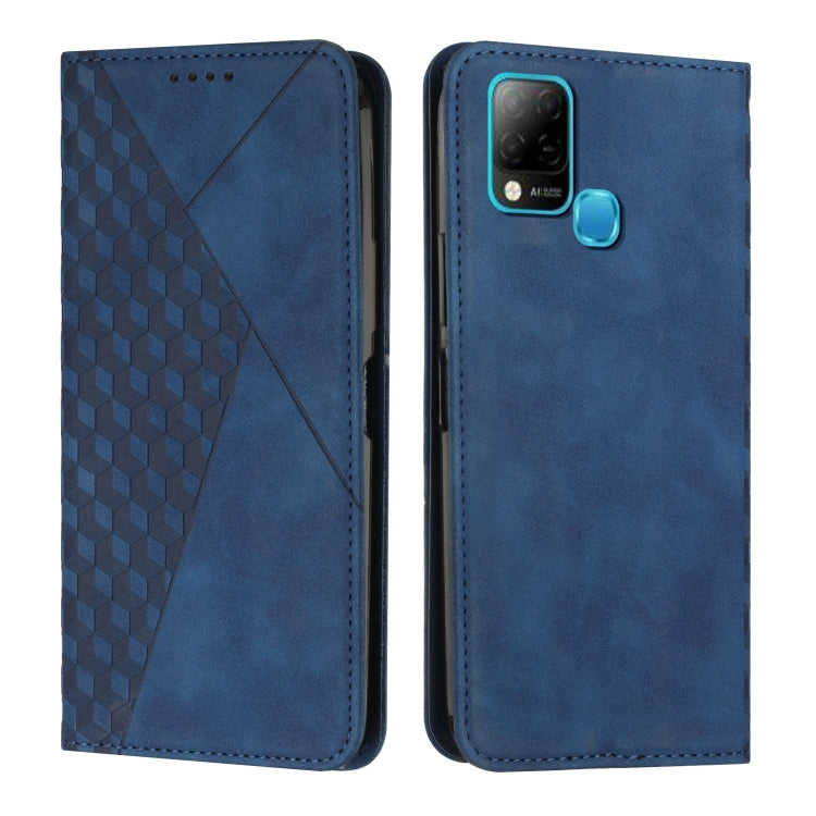 Diamond Splicing Skin Feel Magnetic Leather Phone Case, For Infinix Hot 11S, For Infinix Hot 11S NFC, For Infinix Hot 10S / 10T / 10S NFC, For Infinix Note 11