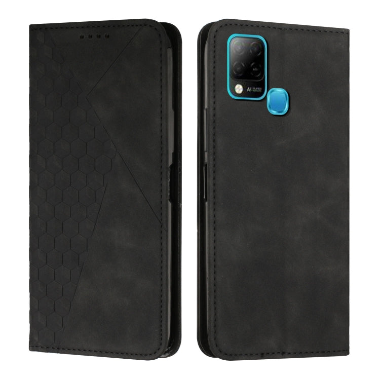 Diamond Splicing Skin Feel Magnetic Leather Phone Case, For Infinix Hot 11S, For Infinix Hot 11S NFC, For Infinix Hot 10S / 10T / 10S NFC, For Infinix Note 11