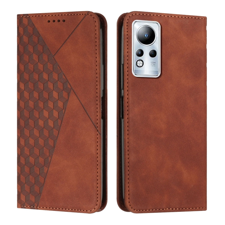 Diamond Splicing Skin Feel Magnetic Leather Phone Case, For Infinix Hot 11S, For Infinix Hot 11S NFC, For Infinix Hot 10S / 10T / 10S NFC, For Infinix Note 11