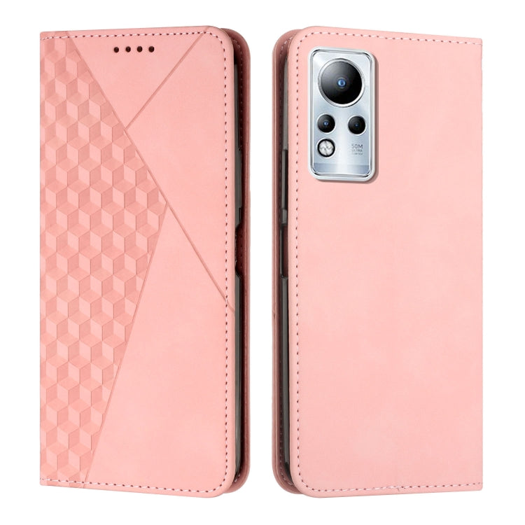 Diamond Splicing Skin Feel Magnetic Leather Phone Case, For Infinix Hot 11S, For Infinix Hot 11S NFC, For Infinix Hot 10S / 10T / 10S NFC, For Infinix Note 11
