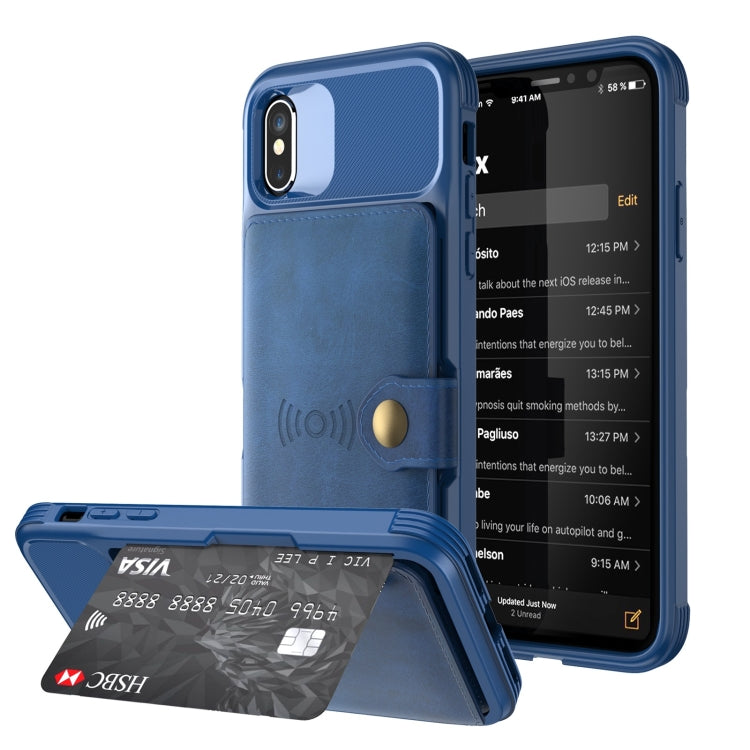 Magnetic Wallet Card Bag Leather Case, For iPhone 11 Pro, For iPhone 11 Pro Max, For iPhone X / XS, For iPhone XR