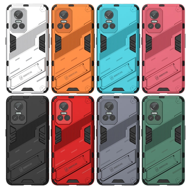 Punk Armor 2 in 1 PC + TPU Shockproof Phone Case with Invisible Holder, For Realme GT Neo3 5G China, For Samsung Galaxy A23
