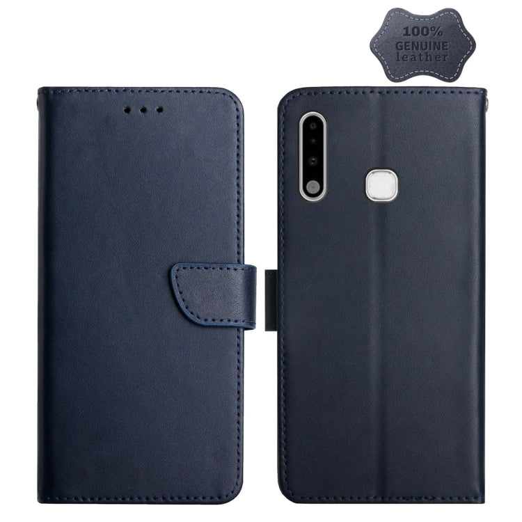 Genuine Leather Fingerprint-proof Horizontal Flip Phone Case, For Samsung Galaxy A40, For Samsung Galaxy A41, For Samsung Galaxy A42 5G, For Samsung Galaxy A50, For Samsung Galaxy A51, For Samsung Galaxy A51 5G, For Samsung Galaxy A70                  ...