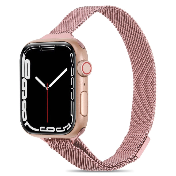 Milanese Small Waist Watchband For Apple Watch Series, 7 45mm / 6&SE&5&4 44mm / 3&2&1 42mm