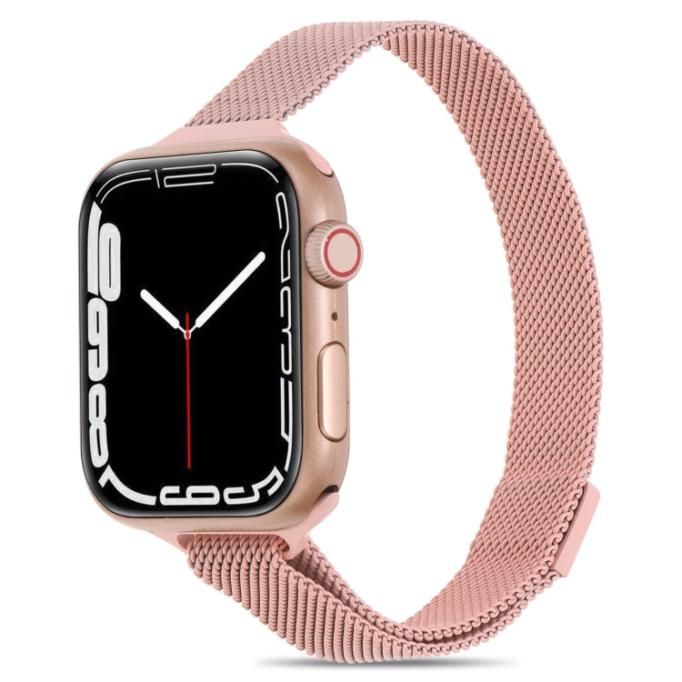 Milanese Small Waist Watchband For Apple Watch Series, 7 45mm / 6&SE&5&4 44mm / 3&2&1 42mm