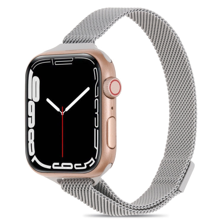 Milanese Small Waist Watchband For Apple Watch Series, 7 45mm / 6&SE&5&4 44mm / 3&2&1 42mm