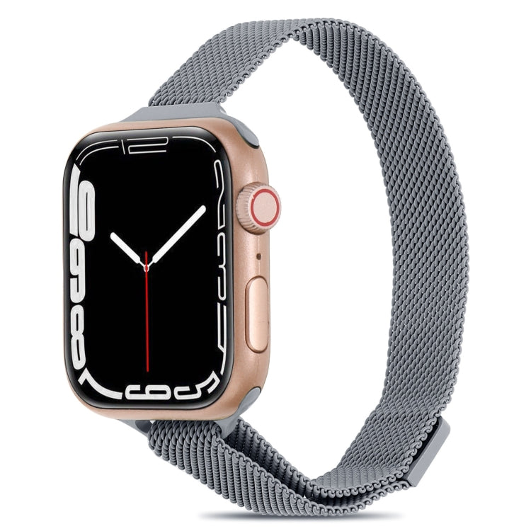 Milanese Small Waist Watchband For Apple Watch Series, 7 45mm / 6&SE&5&4 44mm / 3&2&1 42mm