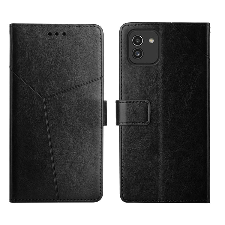 Y Stitching Horizontal Flip Leather Phone Case, For Samsung Galaxy A03 166mm EU Version, For Samsung Galaxy A03 Core, For Samsung Galaxy A13 4G, For Samsung Galaxy A73 5G