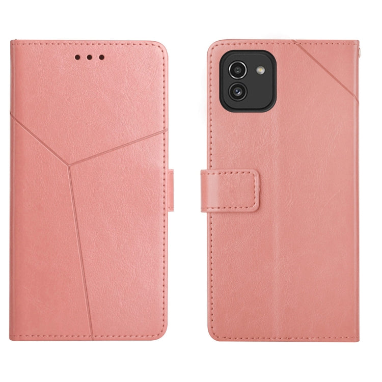 Y Stitching Horizontal Flip Leather Phone Case, For Samsung Galaxy A03 166mm EU Version, For Samsung Galaxy A03 Core, For Samsung Galaxy A13 4G, For Samsung Galaxy A73 5G