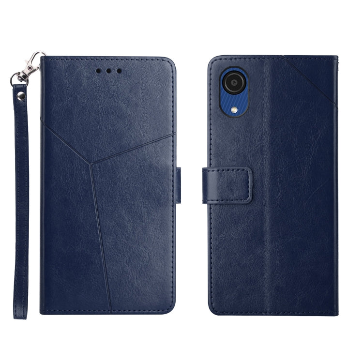 Y Stitching Horizontal Flip Leather Phone Case, For Samsung Galaxy A03 166mm EU Version, For Samsung Galaxy A03 Core, For Samsung Galaxy A13 4G, For Samsung Galaxy A73 5G