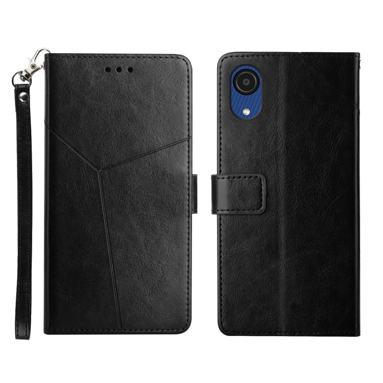 Y Stitching Horizontal Flip Leather Phone Case, For Samsung Galaxy A03 166mm EU Version, For Samsung Galaxy A03 Core, For Samsung Galaxy A13 4G, For Samsung Galaxy A73 5G