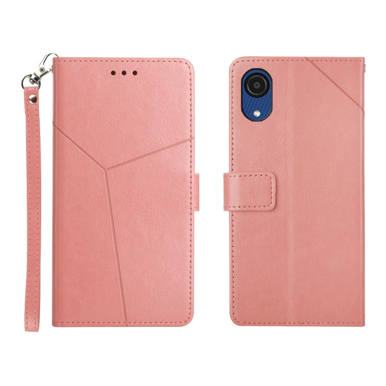 Y Stitching Horizontal Flip Leather Phone Case, For Samsung Galaxy A03 166mm EU Version, For Samsung Galaxy A03 Core, For Samsung Galaxy A13 4G, For Samsung Galaxy A73 5G