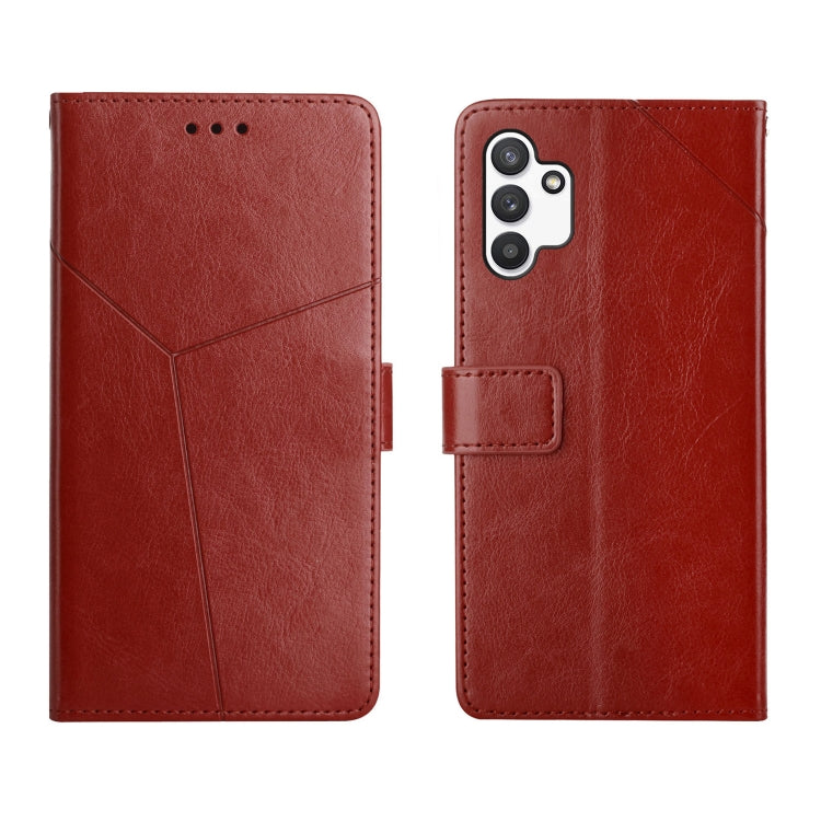 Y Stitching Horizontal Flip Leather Phone Case, For Samsung Galaxy A03 166mm EU Version, For Samsung Galaxy A03 Core, For Samsung Galaxy A13 4G, For Samsung Galaxy A73 5G