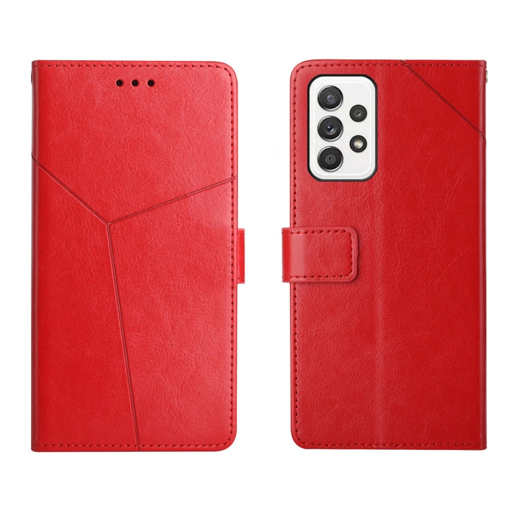 Y Stitching Horizontal Flip Leather Phone Case, For Samsung Galaxy A03 166mm EU Version, For Samsung Galaxy A03 Core, For Samsung Galaxy A13 4G, For Samsung Galaxy A73 5G